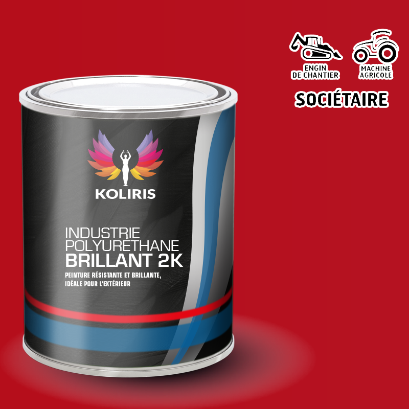 Peinture industrie 2K PU brillante Agricole et Engin de chantier