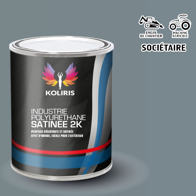 Peinture industrie 2K PU satinée Agricole et Engin de chantier