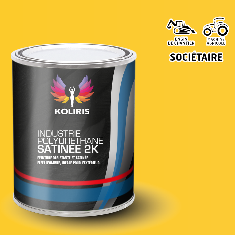 Peinture industrie 2K PU satinée Agricole et Engin de chantier