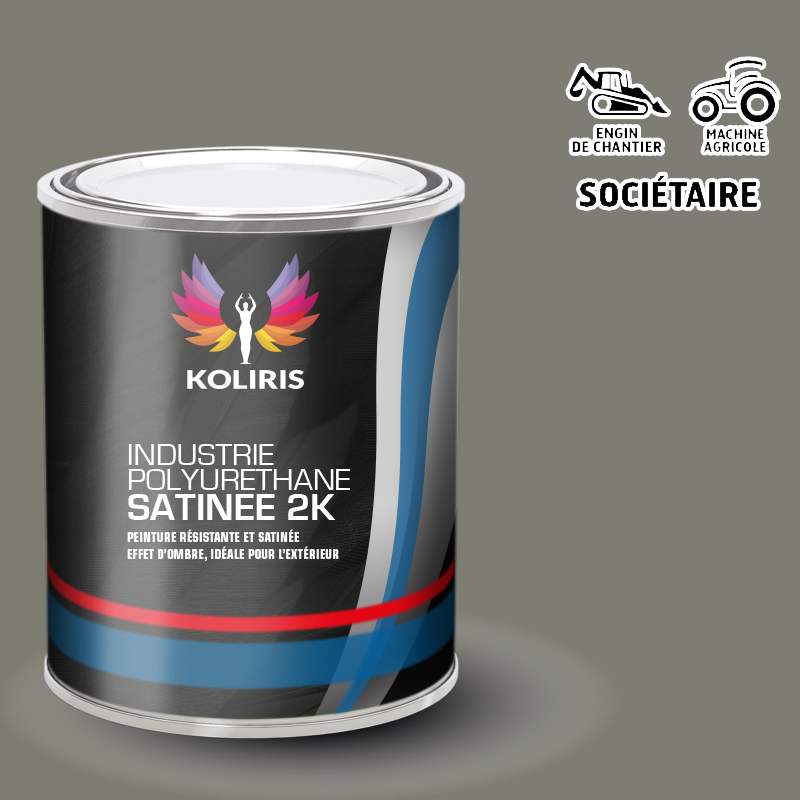 Peinture industrie 2K PU satinée Agricole et Engin de chantier