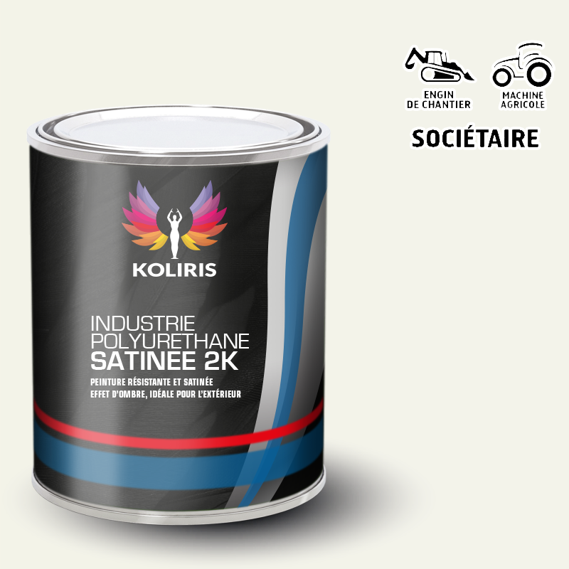 Peinture industrie 2K PU satinée Agricole et Engin de chantier