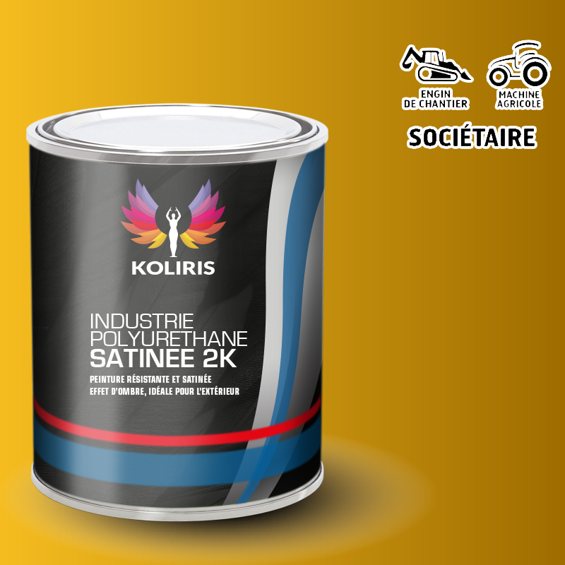 Peinture industrie 2K PU satinée Agricole et Engin de chantier