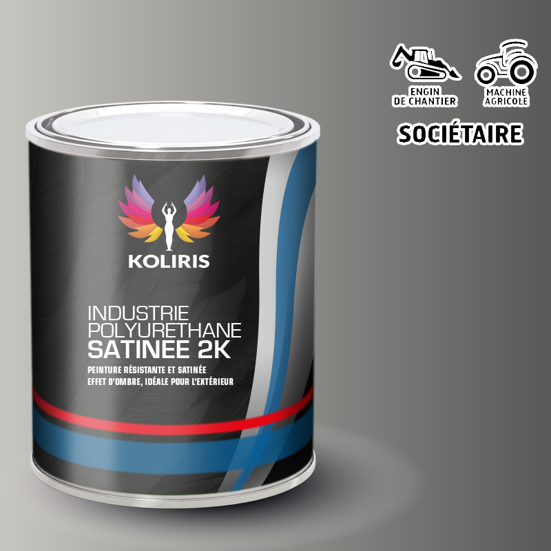 Peinture industrie 2K PU satinée Agricole et Engin de chantier