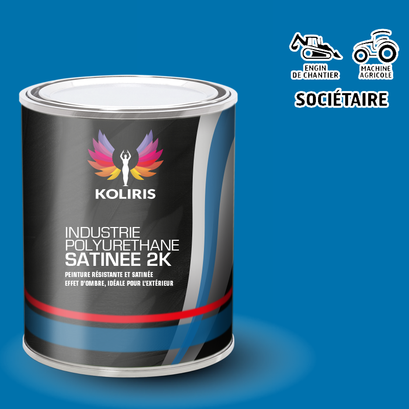 Peinture industrie 2K PU satinée Agricole et Engin de chantier