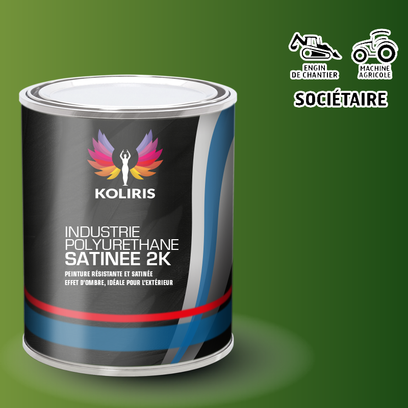 Peinture industrie 2K PU satinée Agricole et Engin de chantier