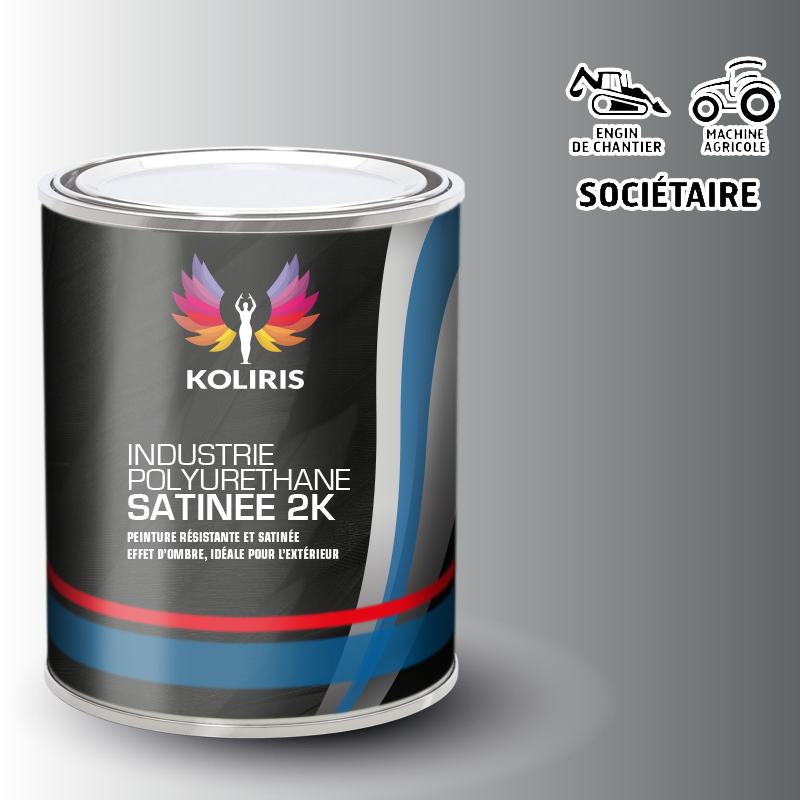 Peinture industrie 2K PU satinée Agricole et Engin de chantier