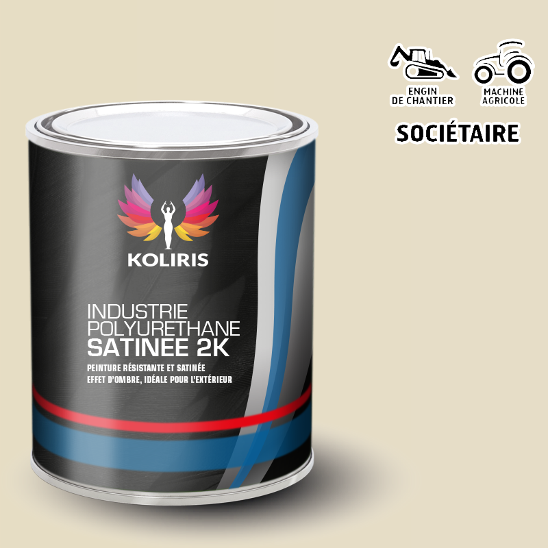 Peinture industrie 2K PU satinée Agricole et Engin de chantier