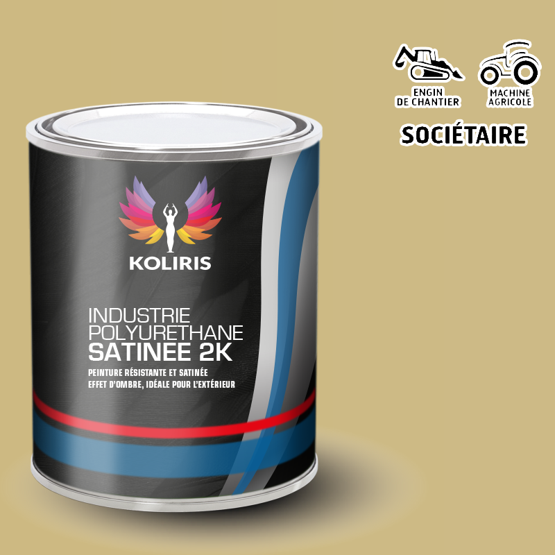 Peinture industrie 2K PU satinée Agricole et Engin de chantier