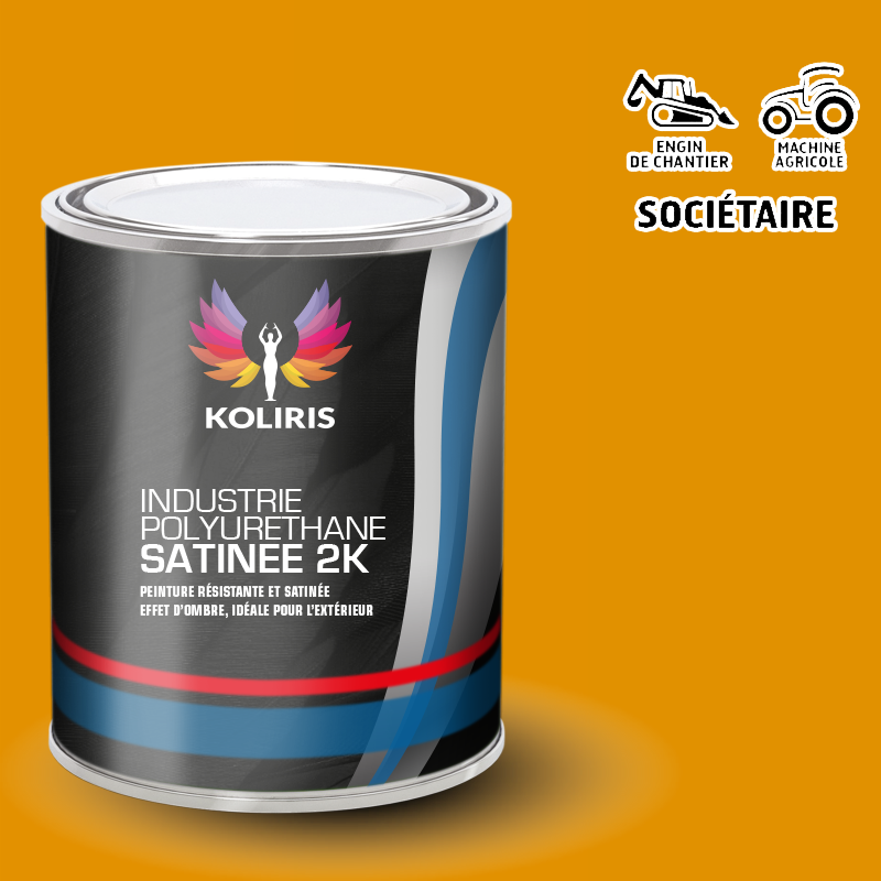 Peinture industrie 2K PU satinée Agricole et Engin de chantier