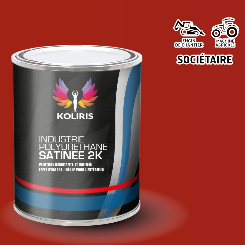 Peinture industrie 2K PU satinée Agricole et Engin de chantier