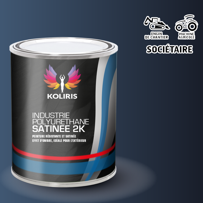 Peinture industrie 2K PU satinée Agricole et Engin de chantier