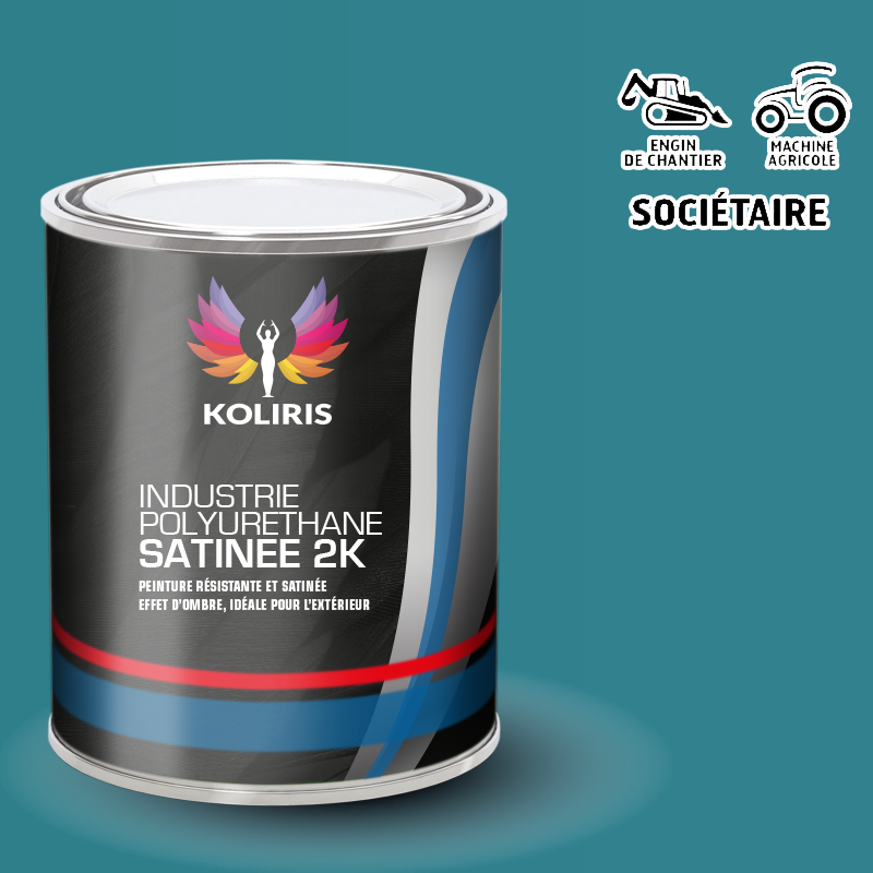 Peinture industrie 2K PU satinée Agricole et Engin de chantier