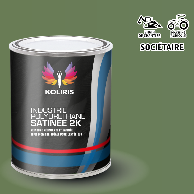 Peinture industrie 2K PU satinée Agricole et Engin de chantier