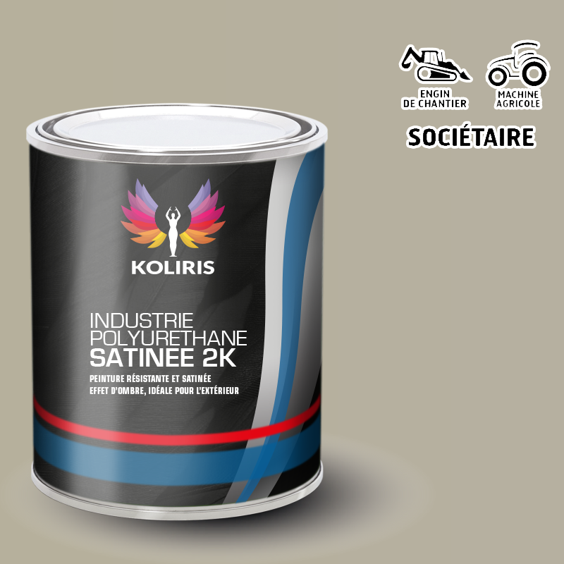 Peinture industrie 2K PU satinée Agricole et Engin de chantier