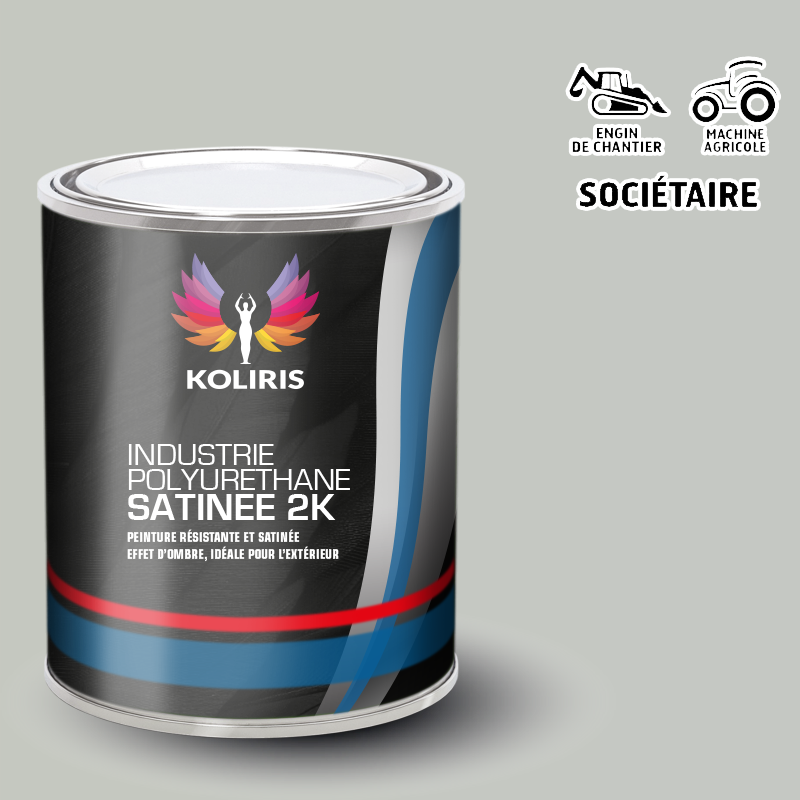 Peinture industrie 2K PU satinée Agricole et Engin de chantier