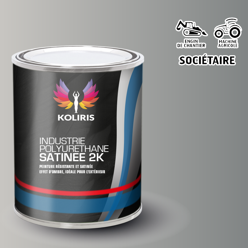 Peinture industrie 2K PU satinée Agricole et Engin de chantier