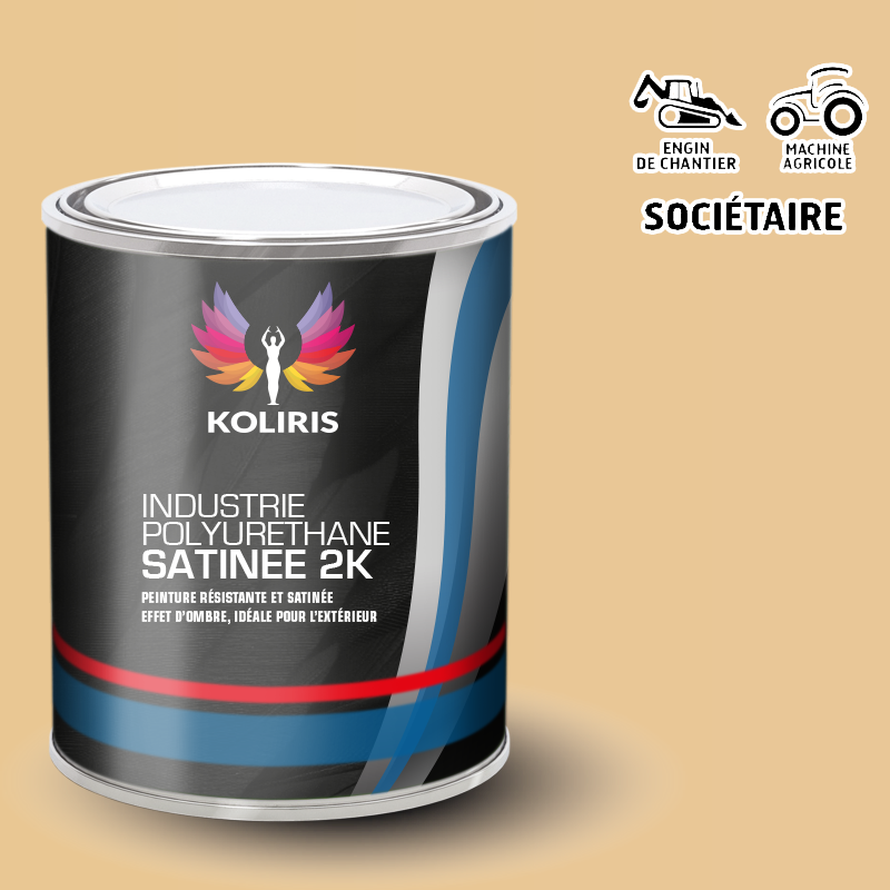 Peinture industrie 2K PU satinée Agricole et Engin de chantier