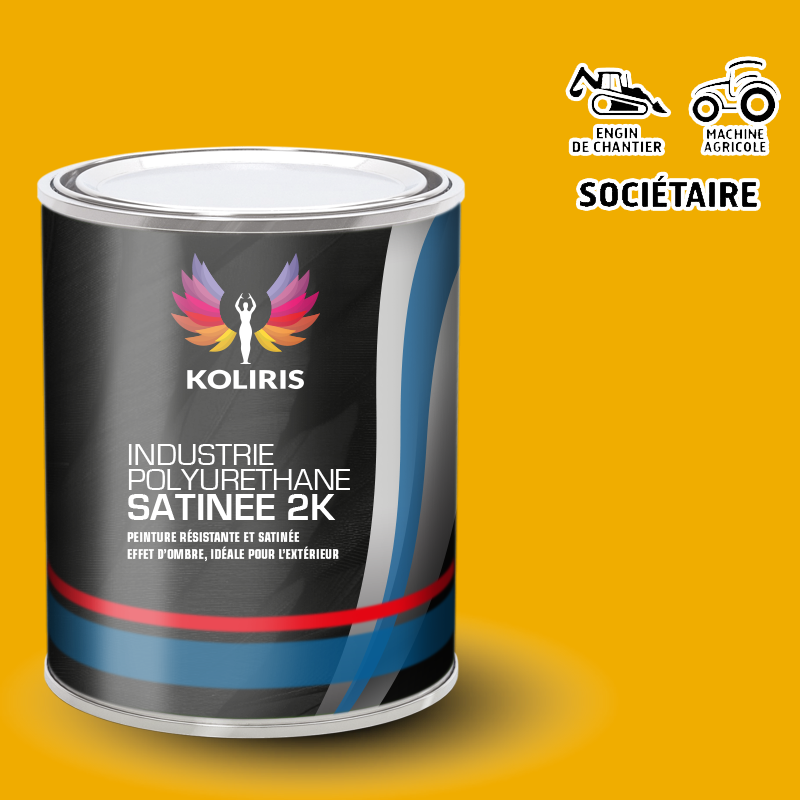 Peinture industrie 2K PU satinée Agricole et Engin de chantier