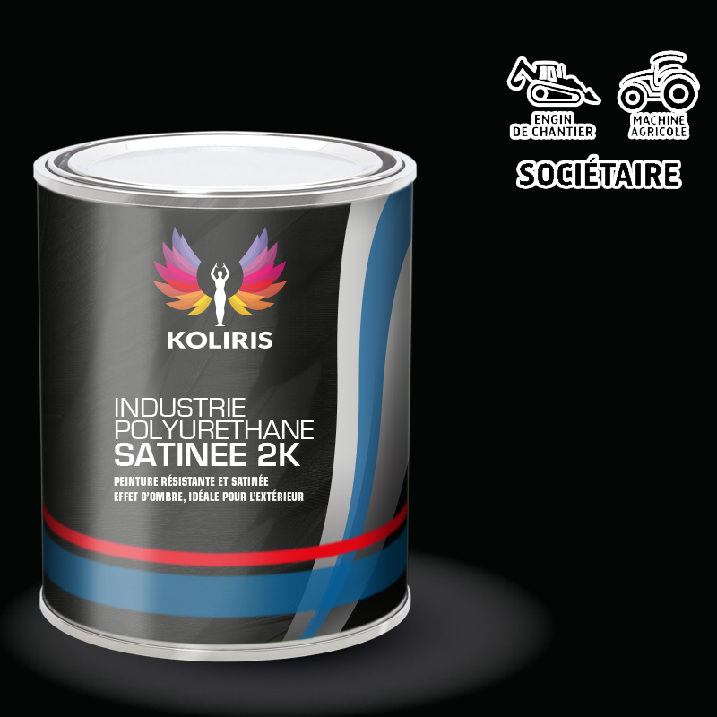 Peinture industrie 2K PU satinée Agricole et Engin de chantier