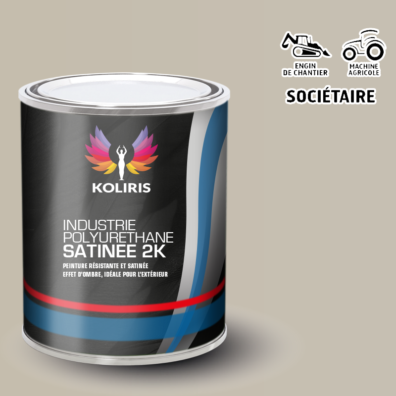 Peinture industrie 2K PU satinée Agricole et Engin de chantier