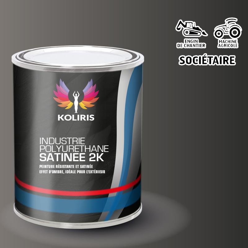 Peinture industrie 2K PU satinée Agricole et Engin de chantier