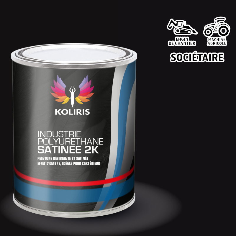 Peinture industrie 2K PU satinée Agricole et Engin de chantier