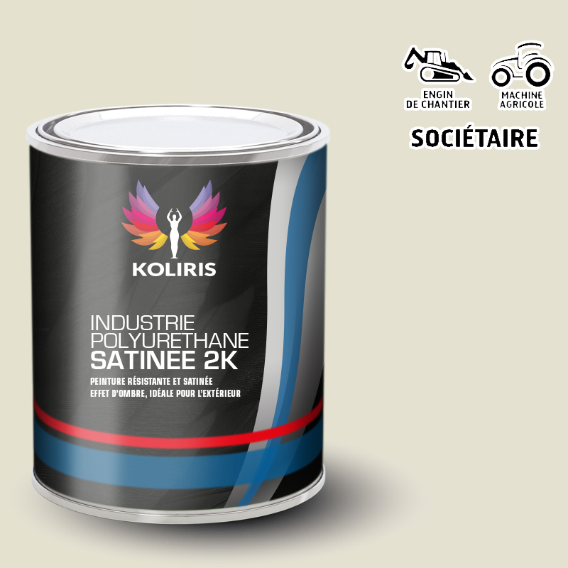 Peinture industrie 2K PU satinée Agricole et Engin de chantier