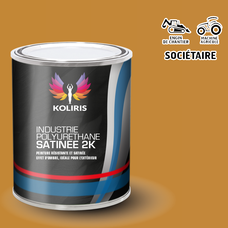 Peinture industrie 2K PU satinée Agricole et Engin de chantier