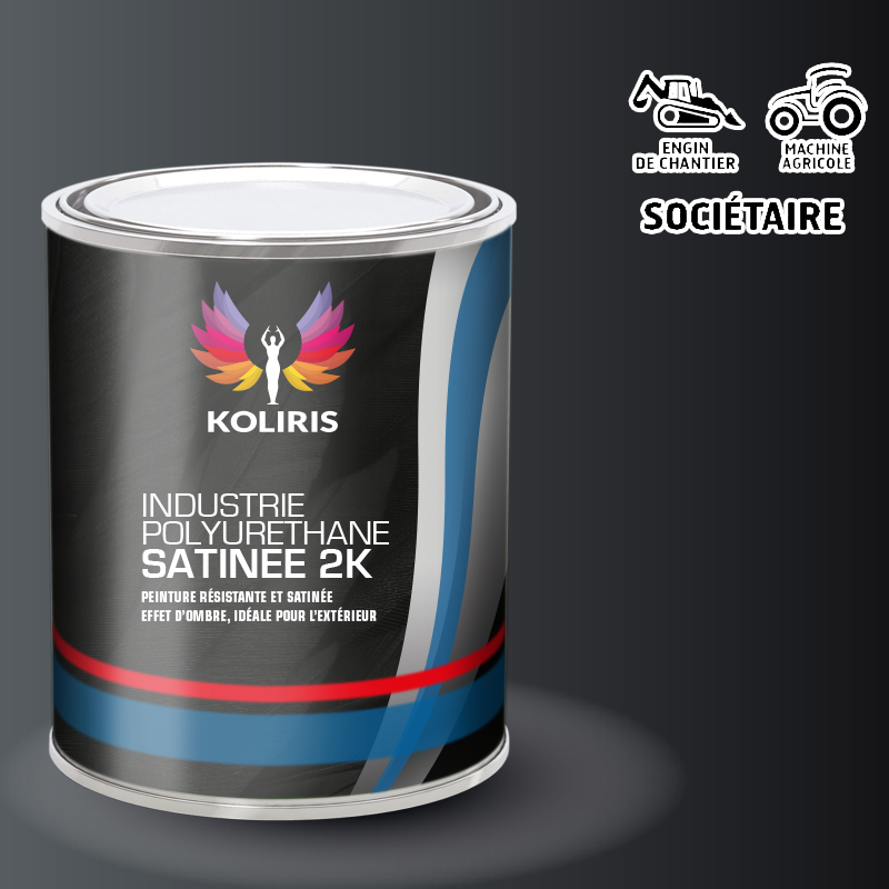 Peinture industrie 2K PU satinée Agricole et Engin de chantier