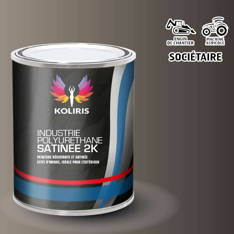 Peinture industrie 2K PU satinée Agricole et Engin de chantier