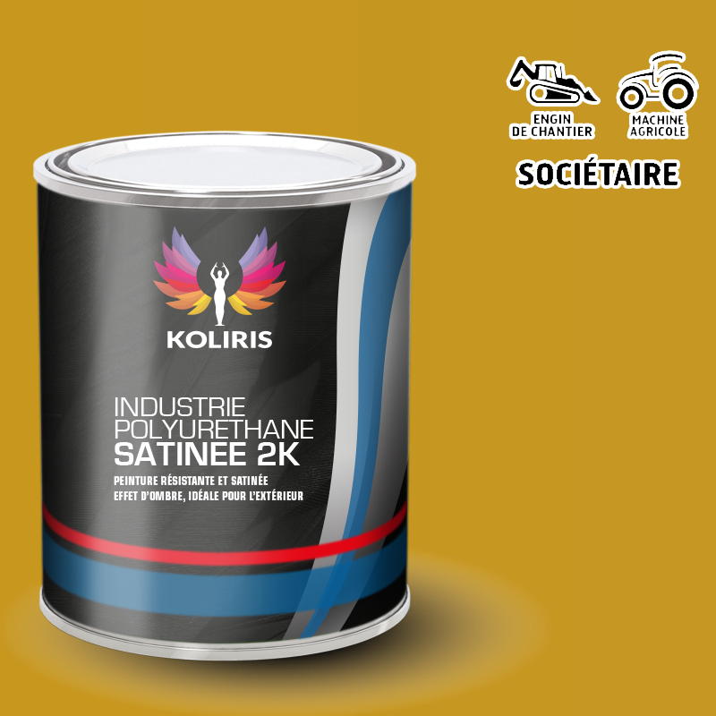 Peinture industrie 2K PU satinée Agricole et Engin de chantier