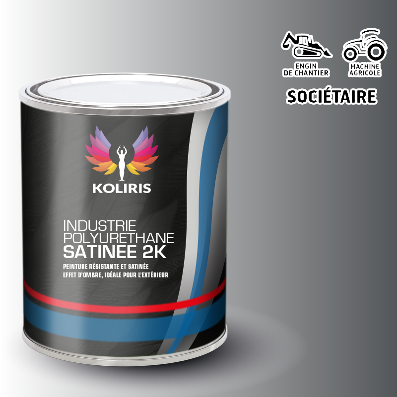 Peinture industrie 2K PU satinée Agricole et Engin de chantier