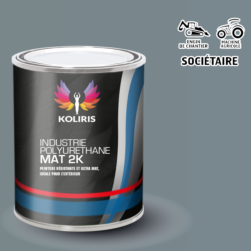 Peinture industrie 2K PU mat Agricole et Engin de chantier