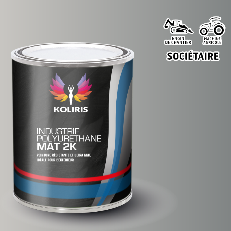 Peinture industrie 2K PU mat Agricole et Engin de chantier