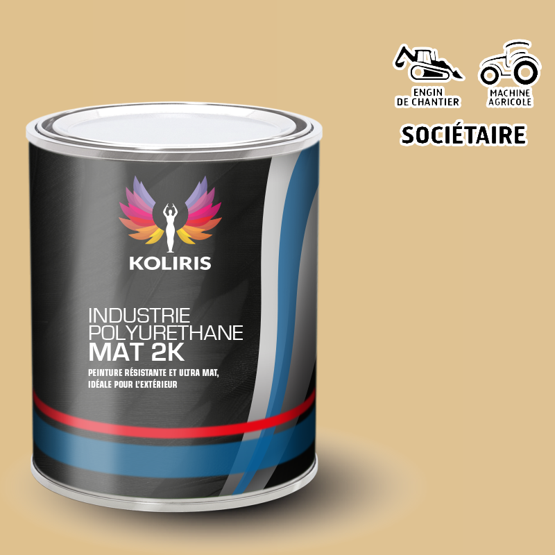 Peinture industrie 2K PU mat Agricole et Engin de chantier