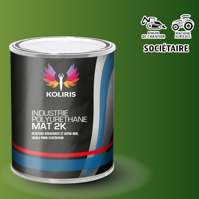 Peinture industrie 2K PU mat Agricole et Engin de chantier