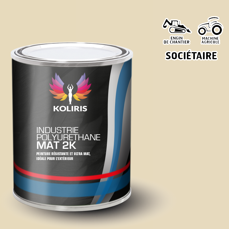 Peinture industrie 2K PU mat Agricole et Engin de chantier