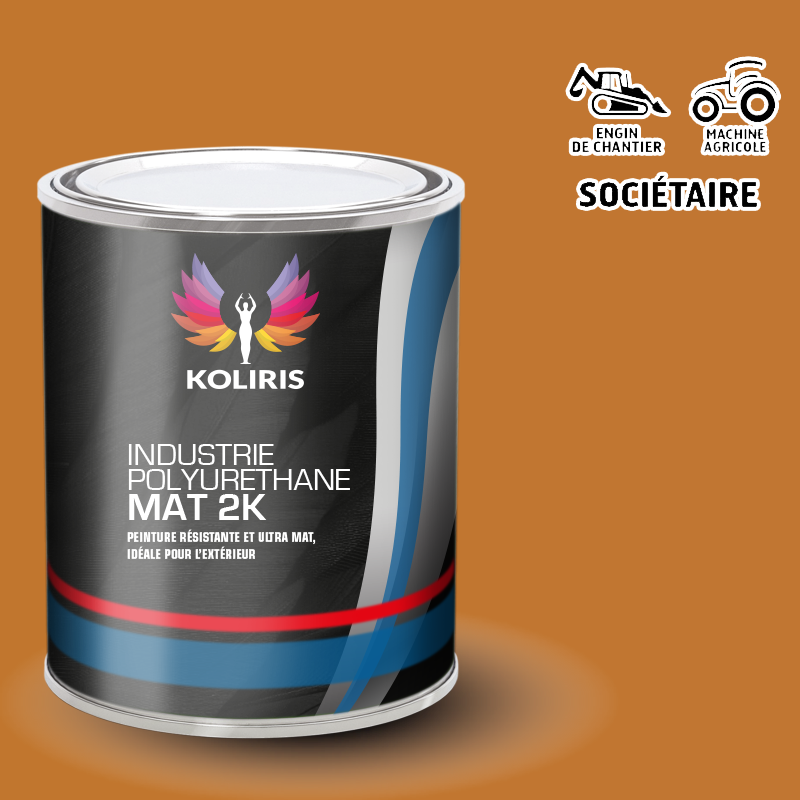 Peinture industrie 2K PU mat Agricole et Engin de chantier