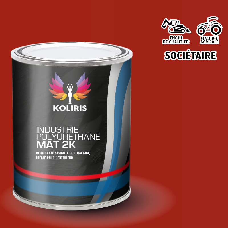 Peinture industrie 2K PU mat Agricole et Engin de chantier