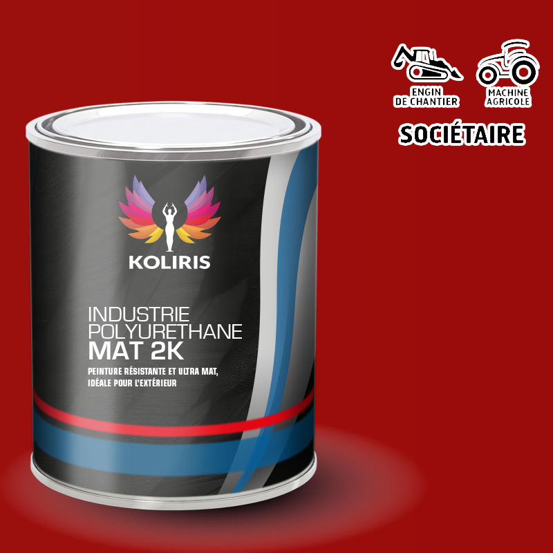 Peinture industrie 2K PU mat Agricole et Engin de chantier