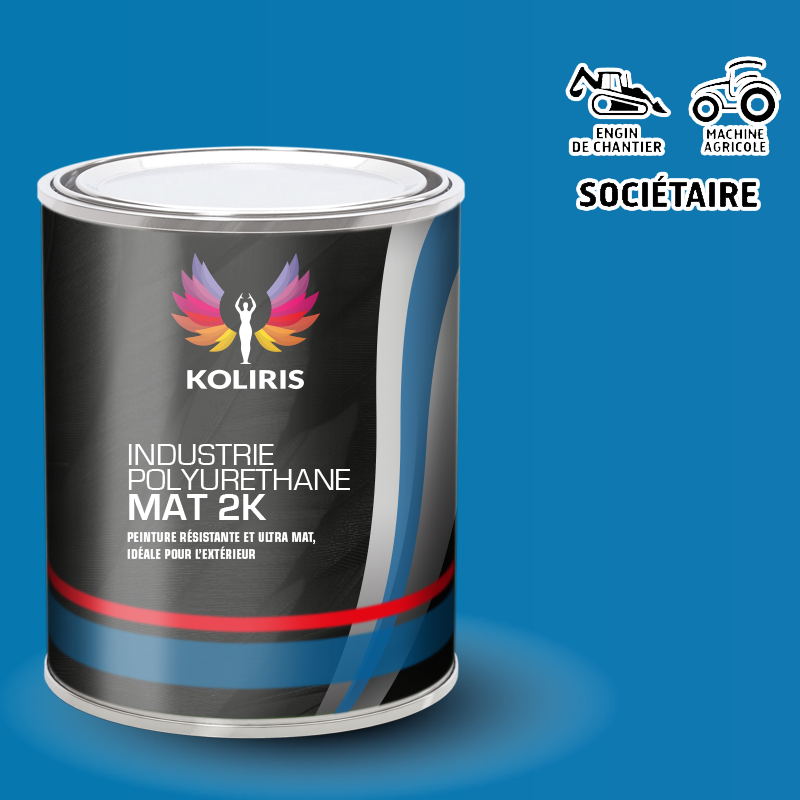 Peinture industrie 2K PU mat Agricole et Engin de chantier