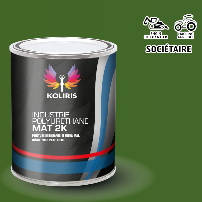 Peinture industrie 2K PU mat Agricole et Engin de chantier