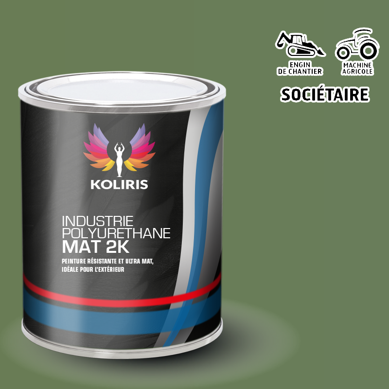 Peinture industrie 2K PU mat Agricole et Engin de chantier