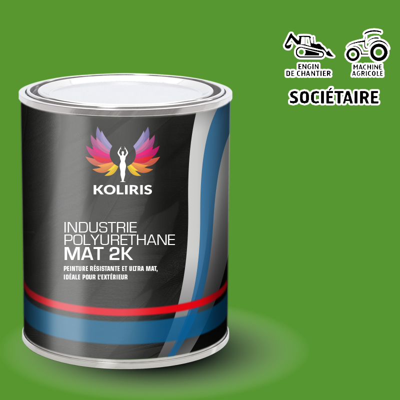 Peinture industrie 2K PU mat Agricole et Engin de chantier