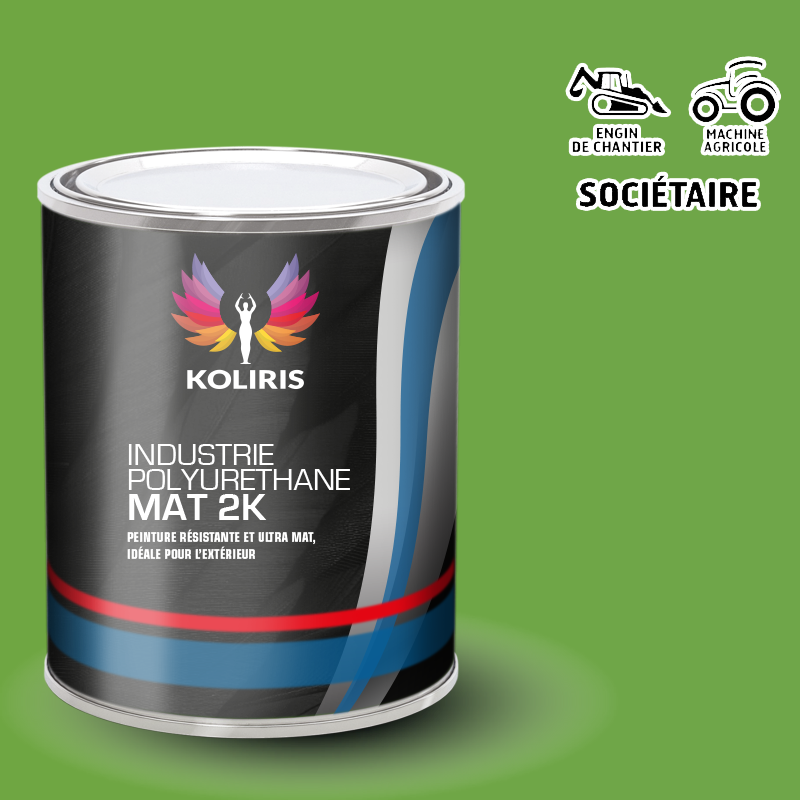 Peinture industrie 2K PU mat Agricole et Engin de chantier