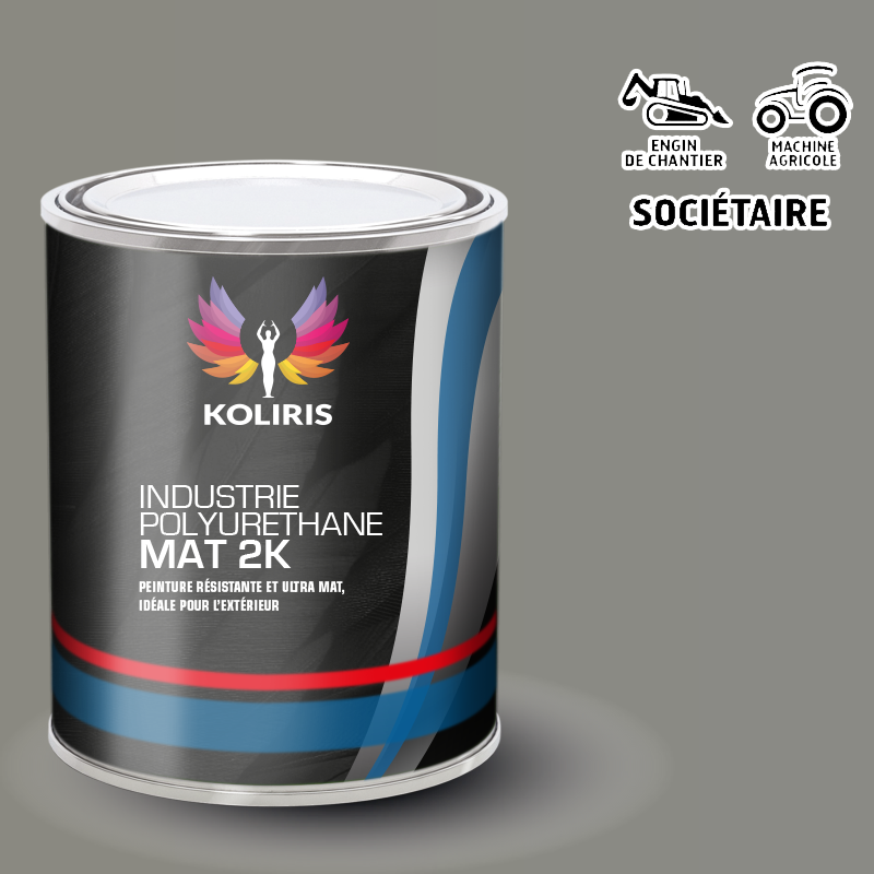 Peinture industrie 2K PU mat Agricole et Engin de chantier