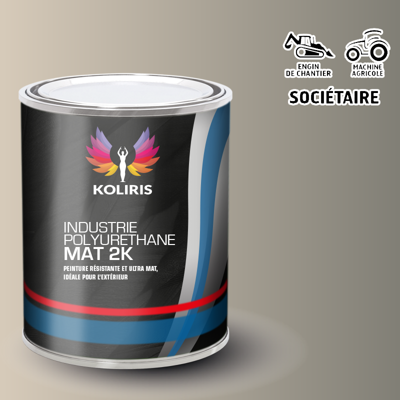 Peinture industrie 2K PU mat Agricole et Engin de chantier