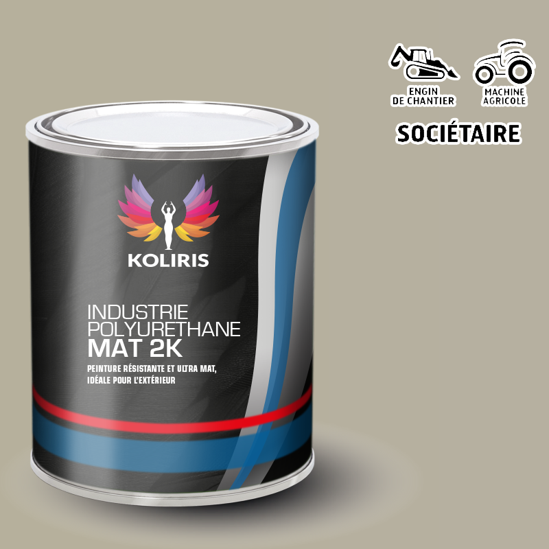 Peinture industrie 2K PU mat Agricole et Engin de chantier