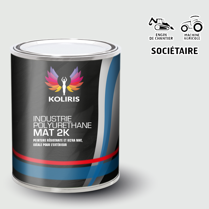 Peinture industrie 2K PU mat Agricole et Engin de chantier