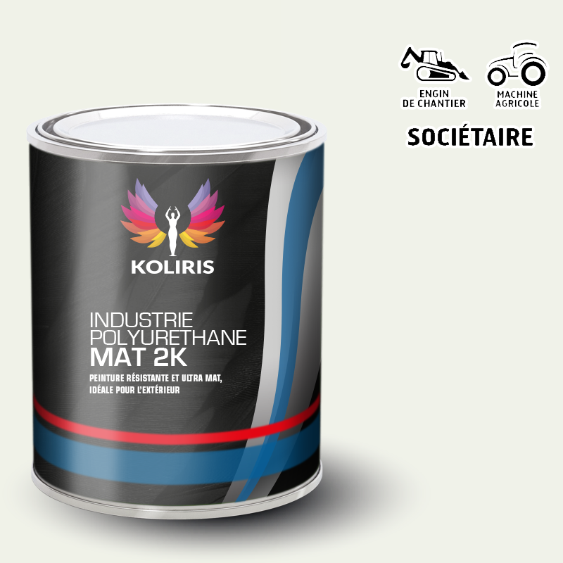 Peinture industrie 2K PU mat Agricole et Engin de chantier